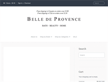 Tablet Screenshot of belledeprovence.com